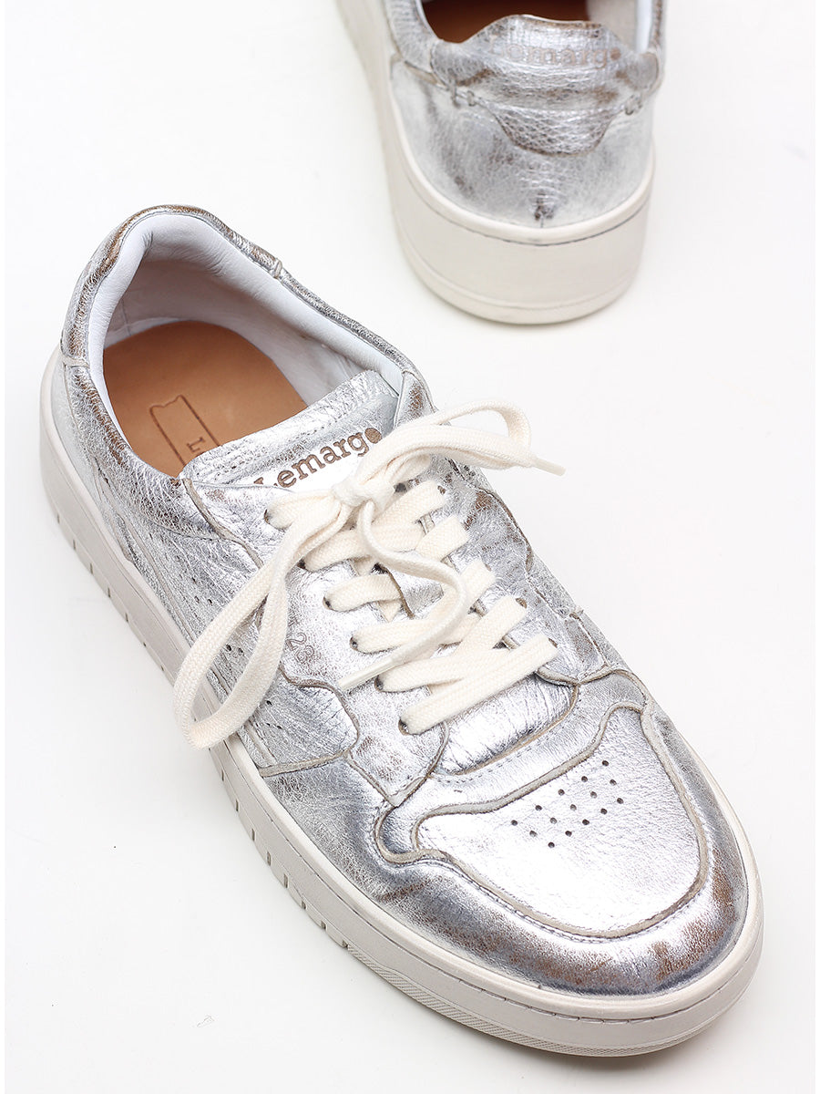 Lemargo - Sneaker L23 Laminato Argento