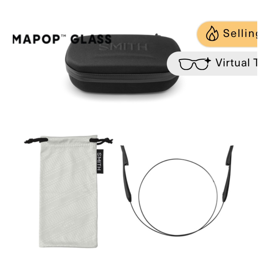 Smith Optics - Sunglasses Guide’s Choice Matte Black + ChromePop Glass Polarized Low Light Yellow Lens