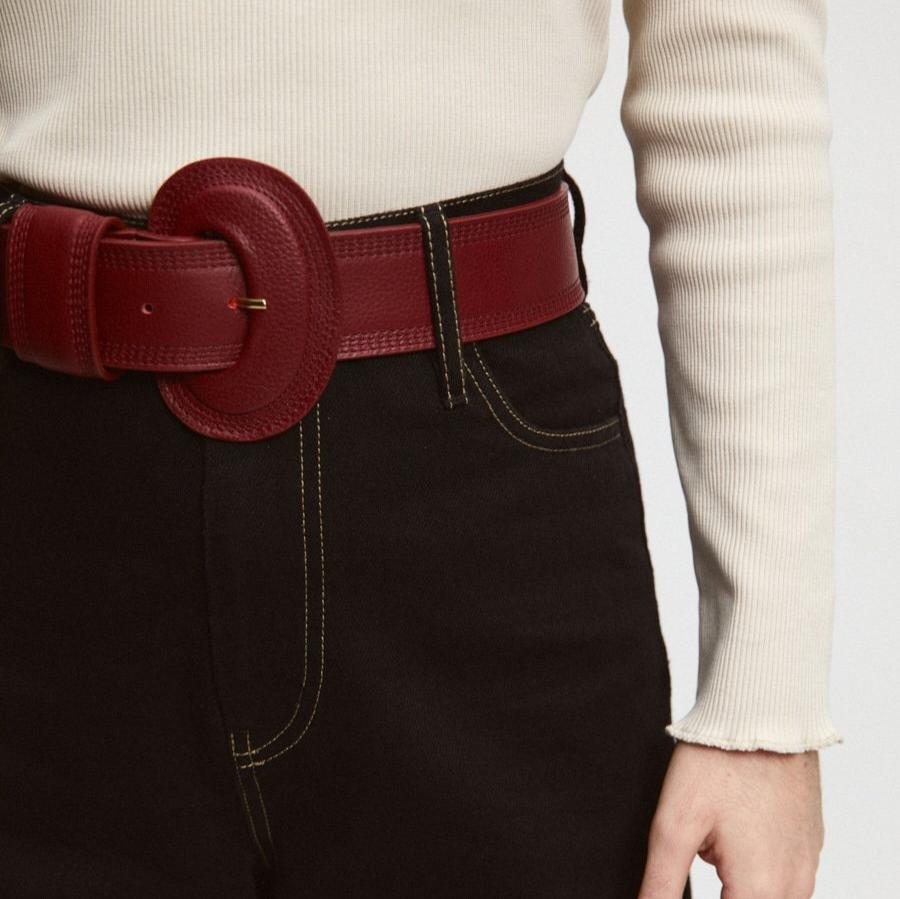 Rita Row - Belt Beth Buckle Garnet