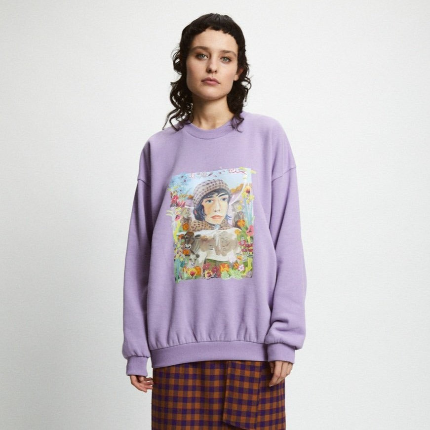 Rita Row - Sweatshirt Wellman Purple