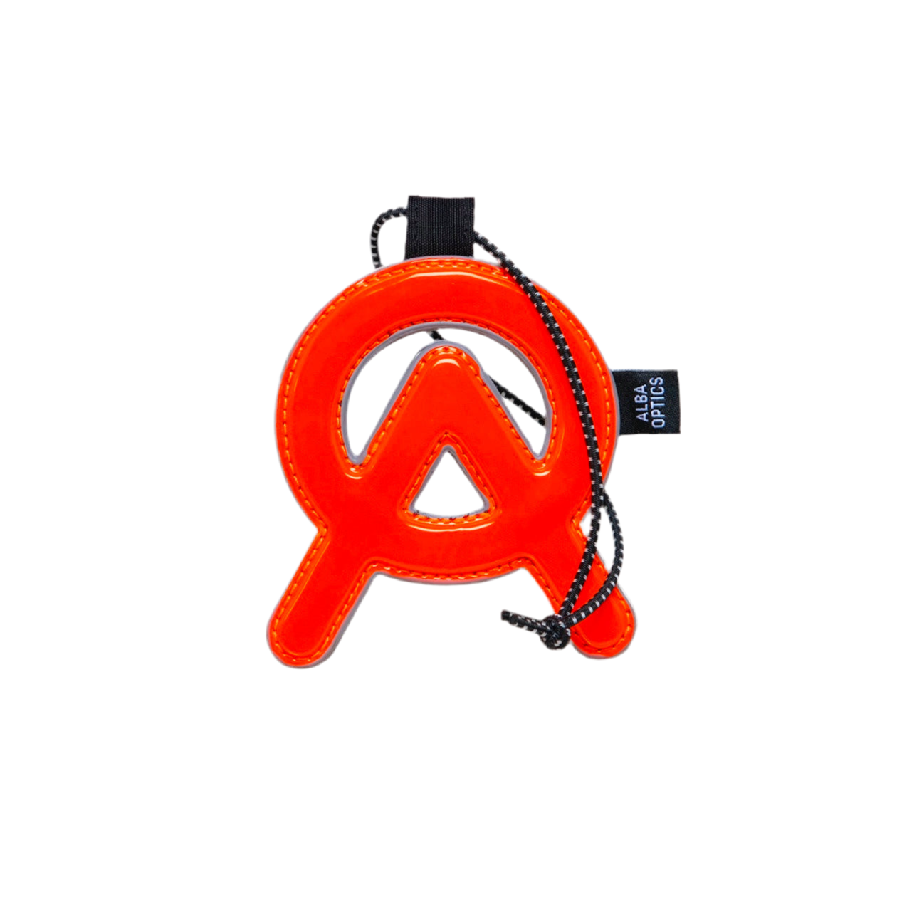 Alba Optics - Keychain Logo Reflector Balck Orange