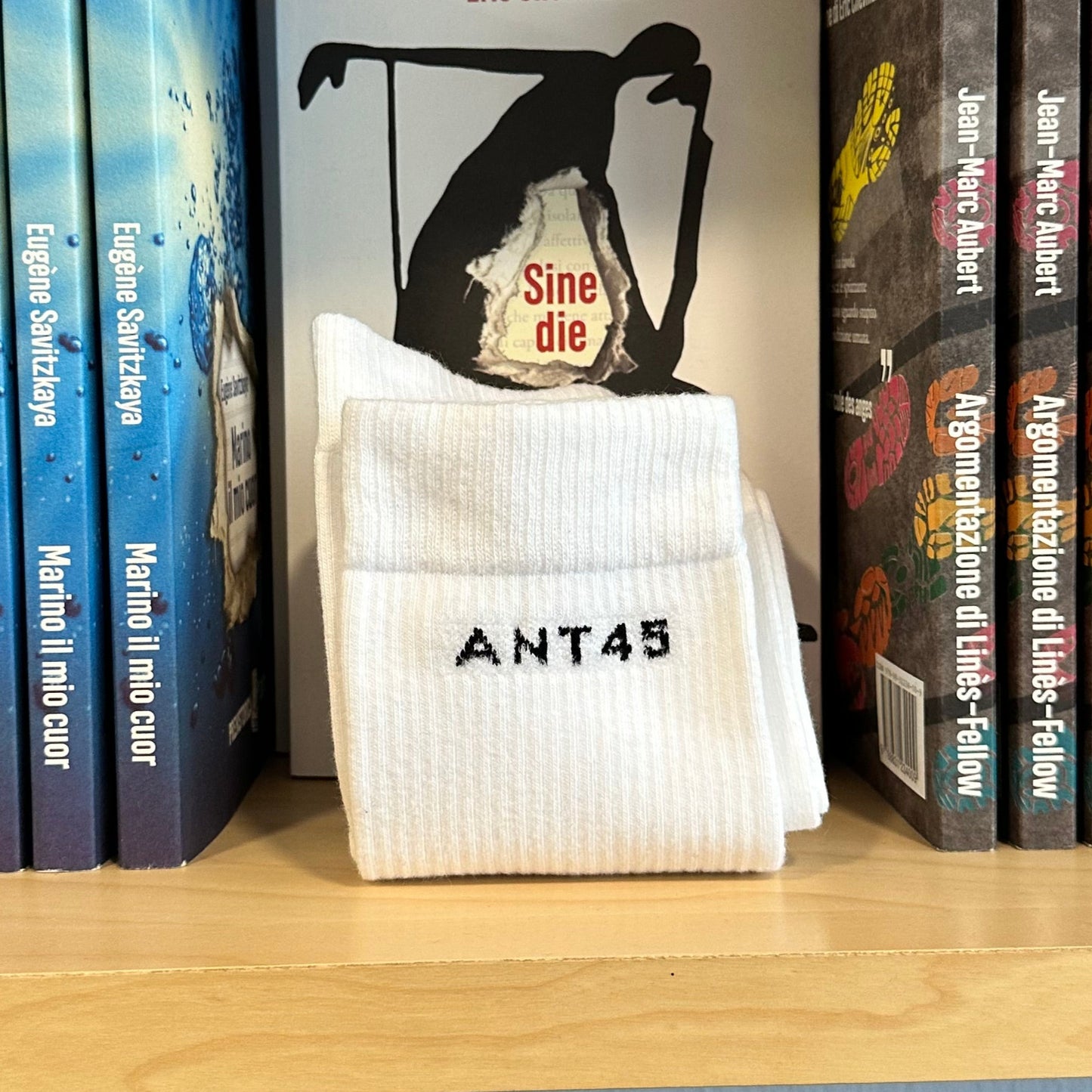 ANT45 - Socks Alicudi in cotton White