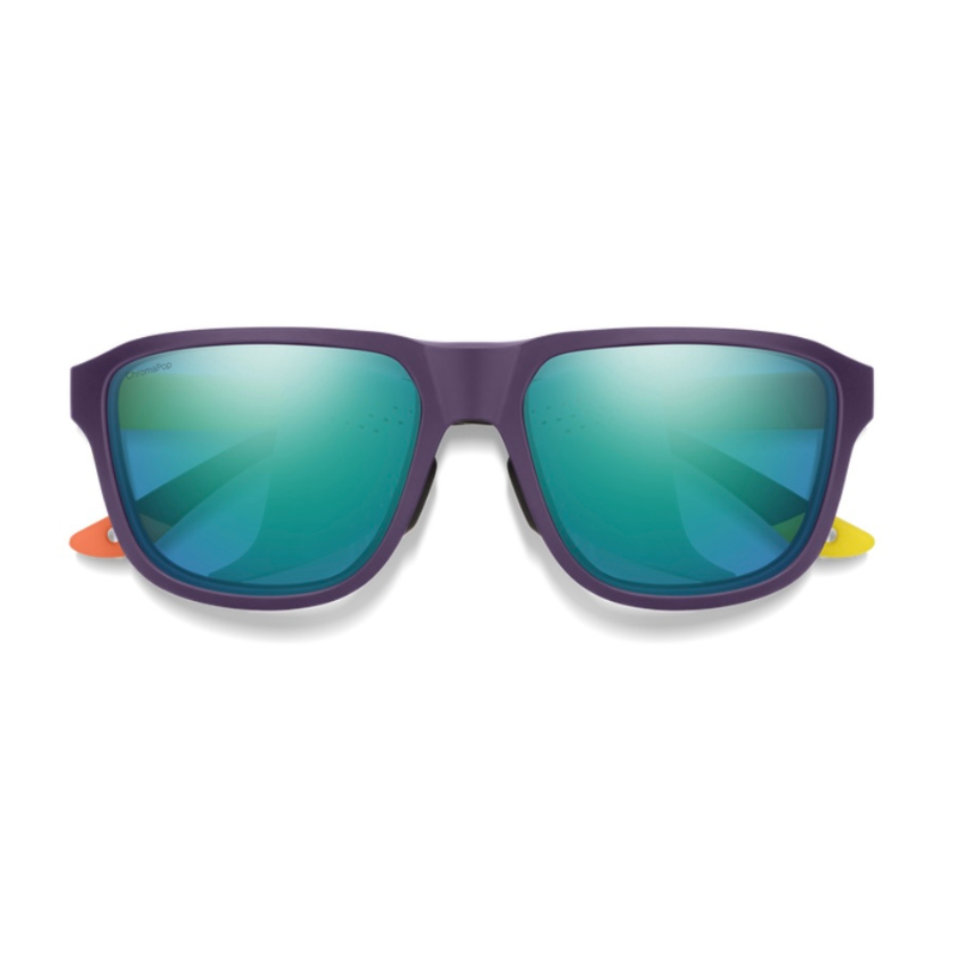 Smith Optics - Sunglasses Embark Matte Purple Cinder Hi Viz + ChromaPop Polarized Opal Mirror Lens