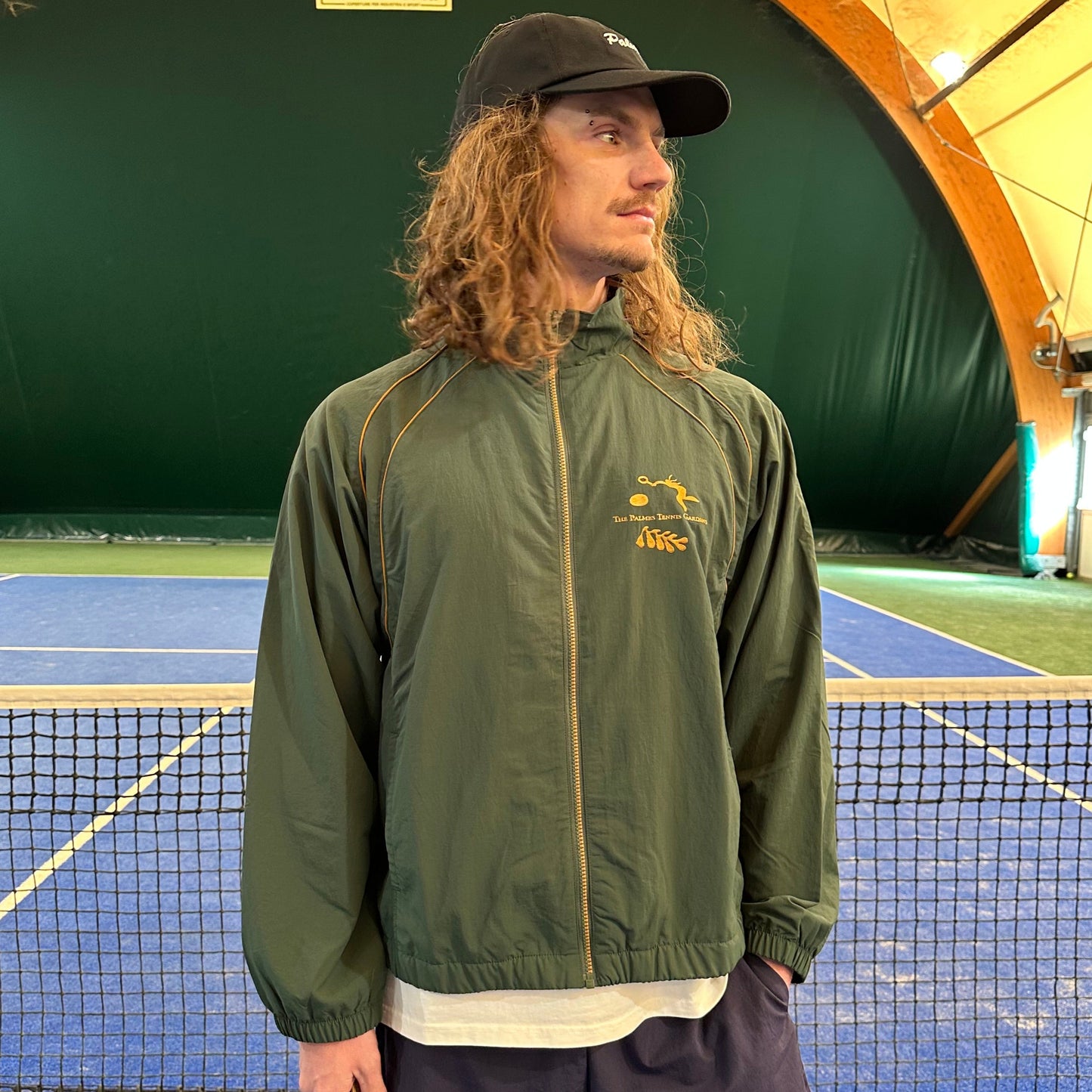 Palmes - Track Jacket Gardens Dark Green