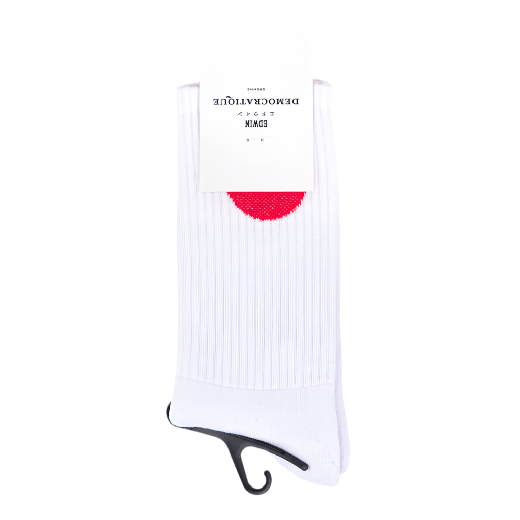Edwin - Socks Japanese X Democratique White