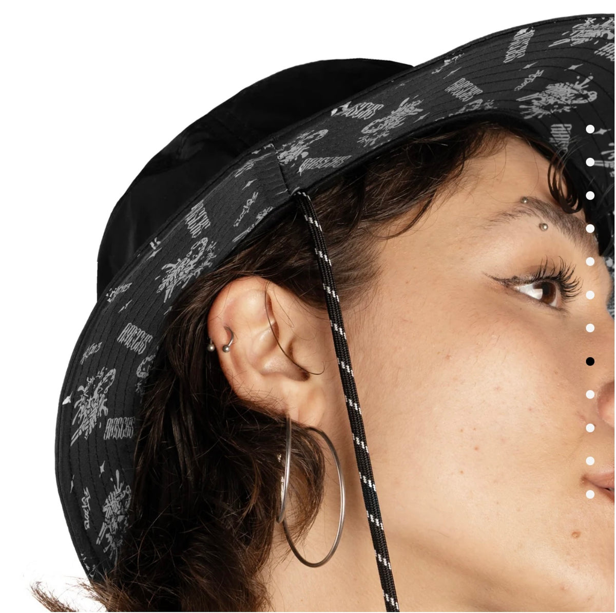 American Socks - Bucket Hat Bone Smasher Black