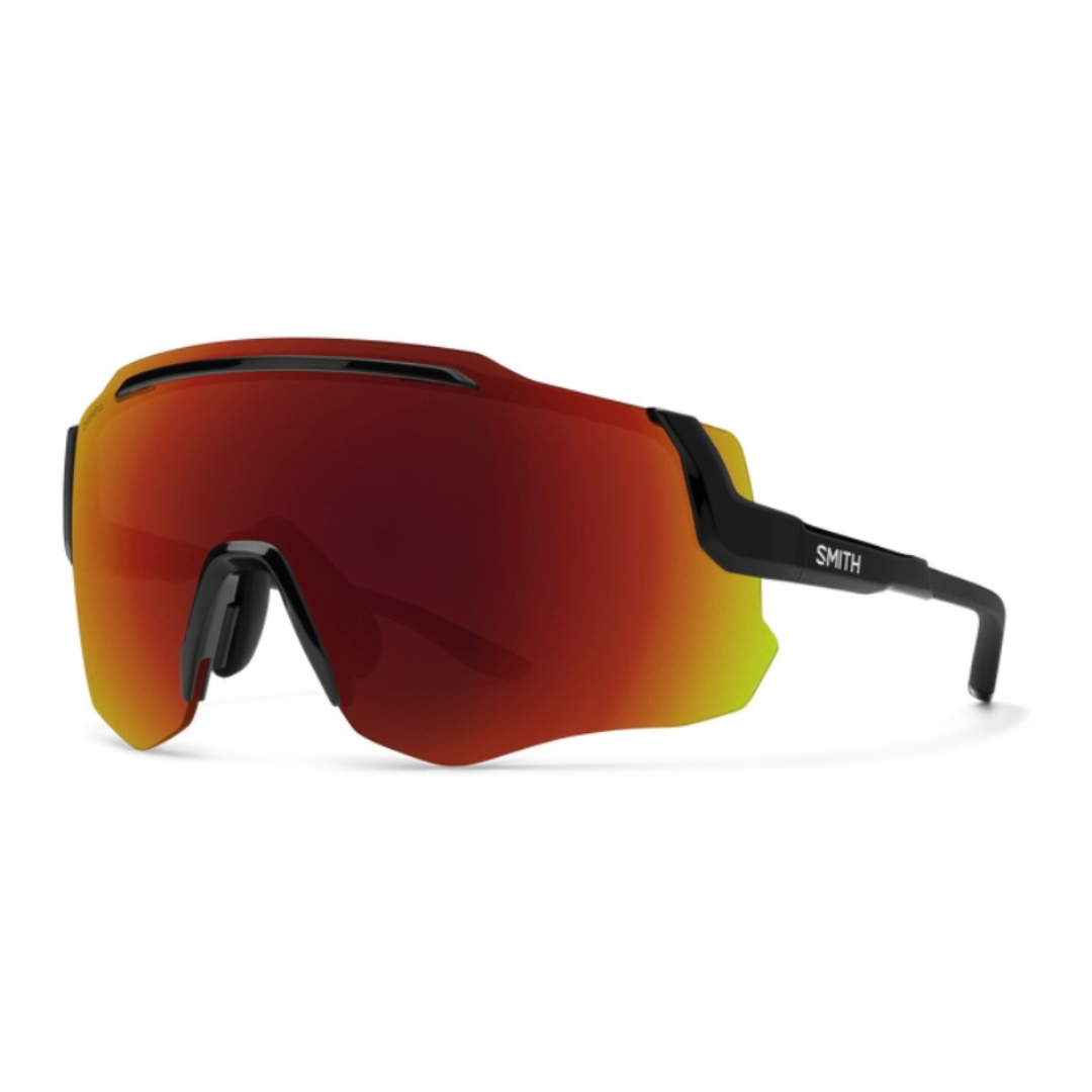 Smith Optics - Sunglasses Momentum Black + ChromaPop Red Mirror Lens