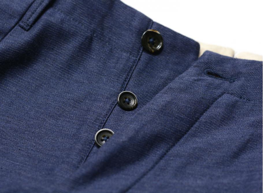 Nine In The Morning - Trouser Kent Chino 3D Blu Navy