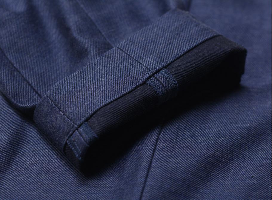 Nine In The Morning - Trouser Kent Chino 3D Blu Navy