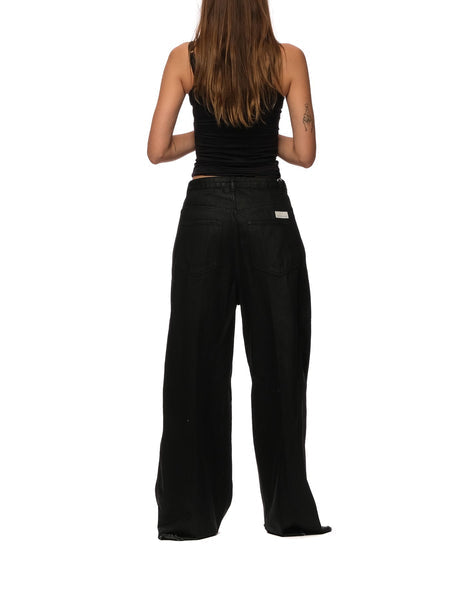 Nine In The Morning - Trouser Amy Fatigue Black