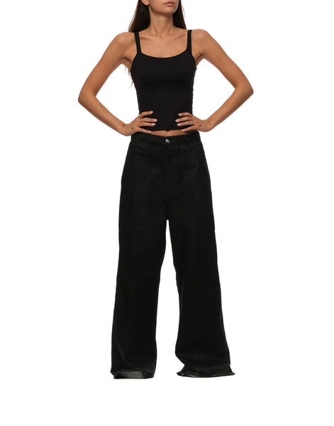 Nine In The Morning - Trouser Amy Fatigue Black