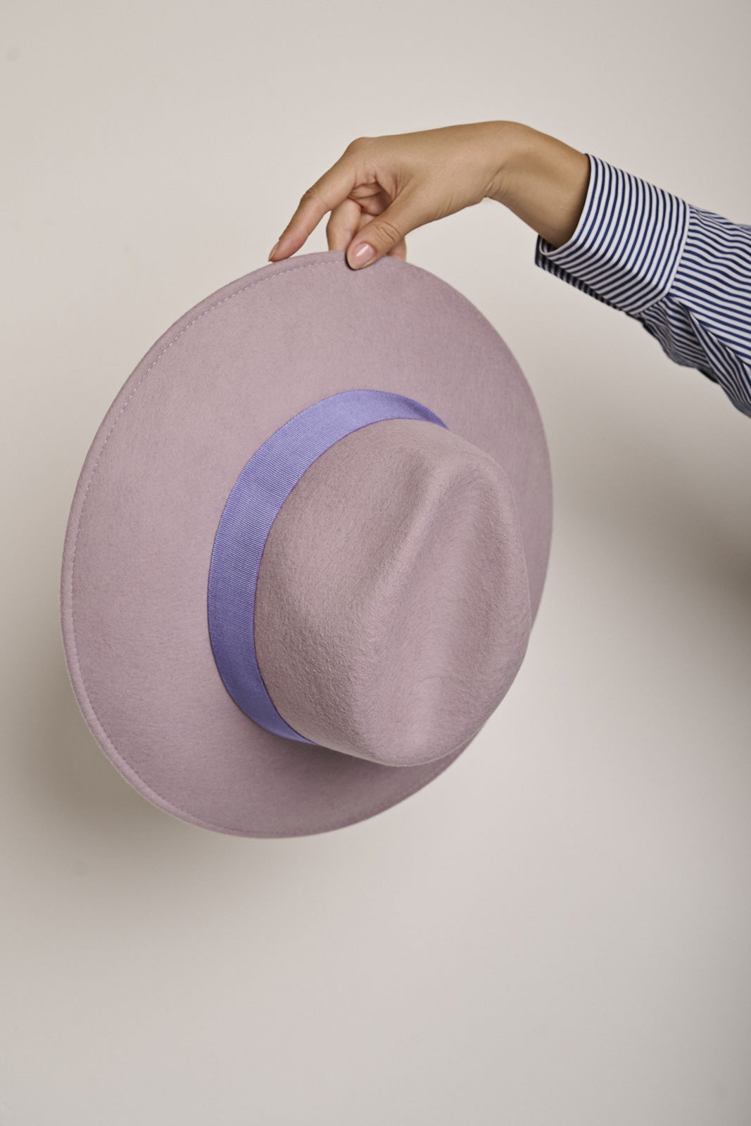 Eticlò - Hat Fedora Wool Lilla