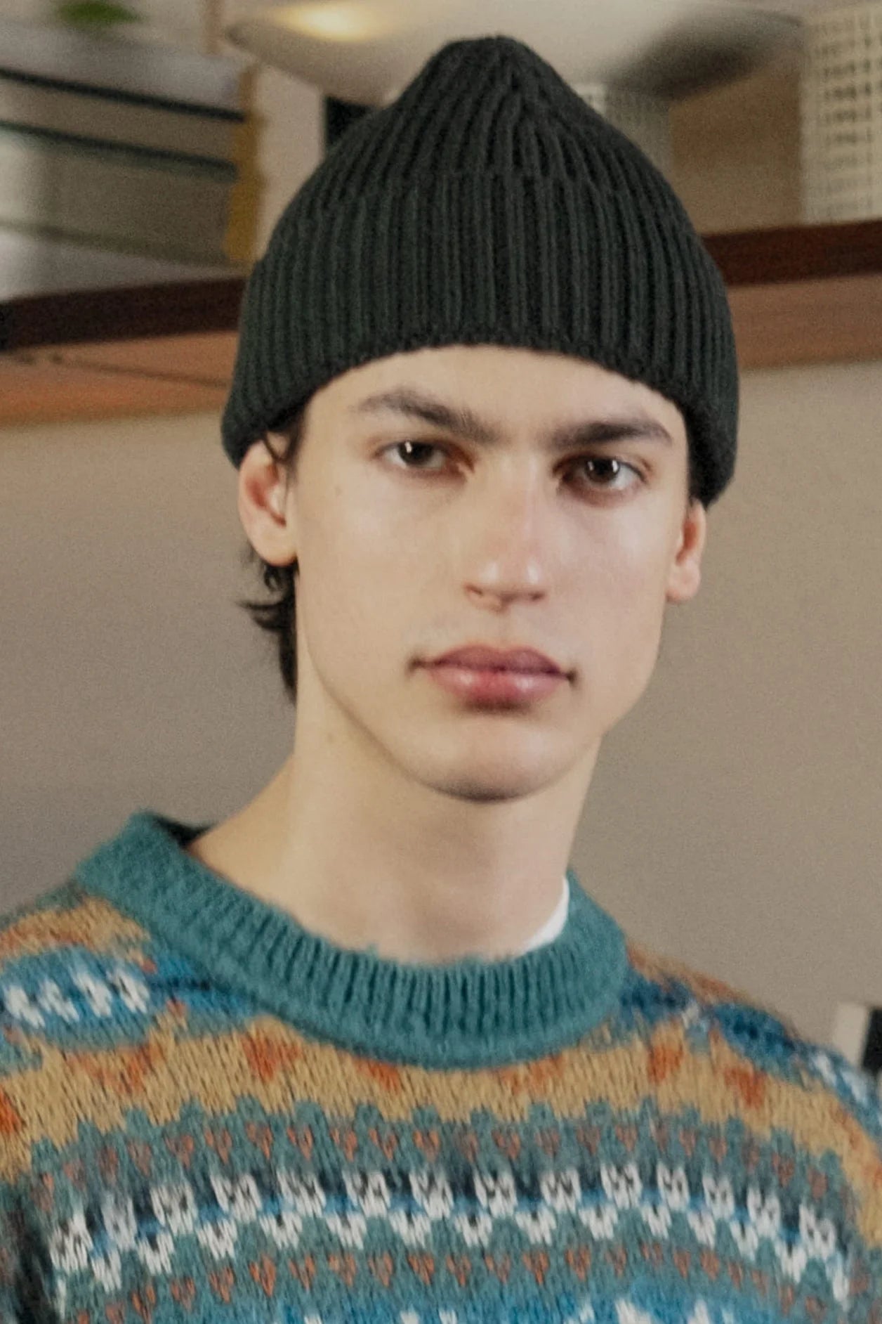 In The Box - Beanie Cachemire Basic Dark Green