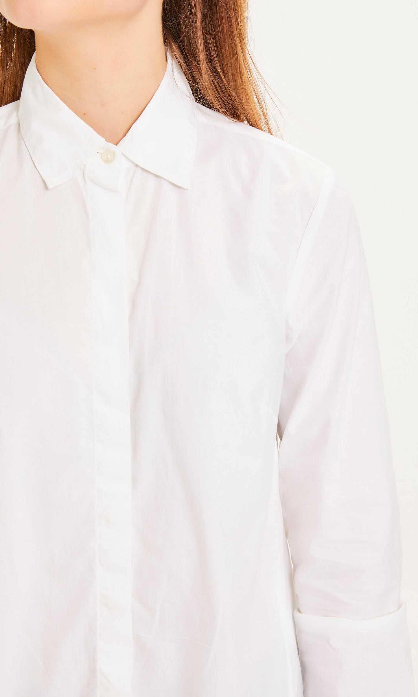 Knowledge Cotton Apparel - シャツ Jacinta A シェイプ ホワイト