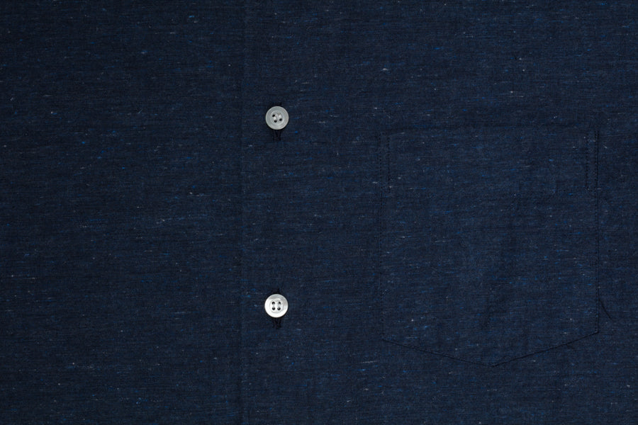 La Paz - Shirt Short Sleeved Ribeiro Navy Mesc