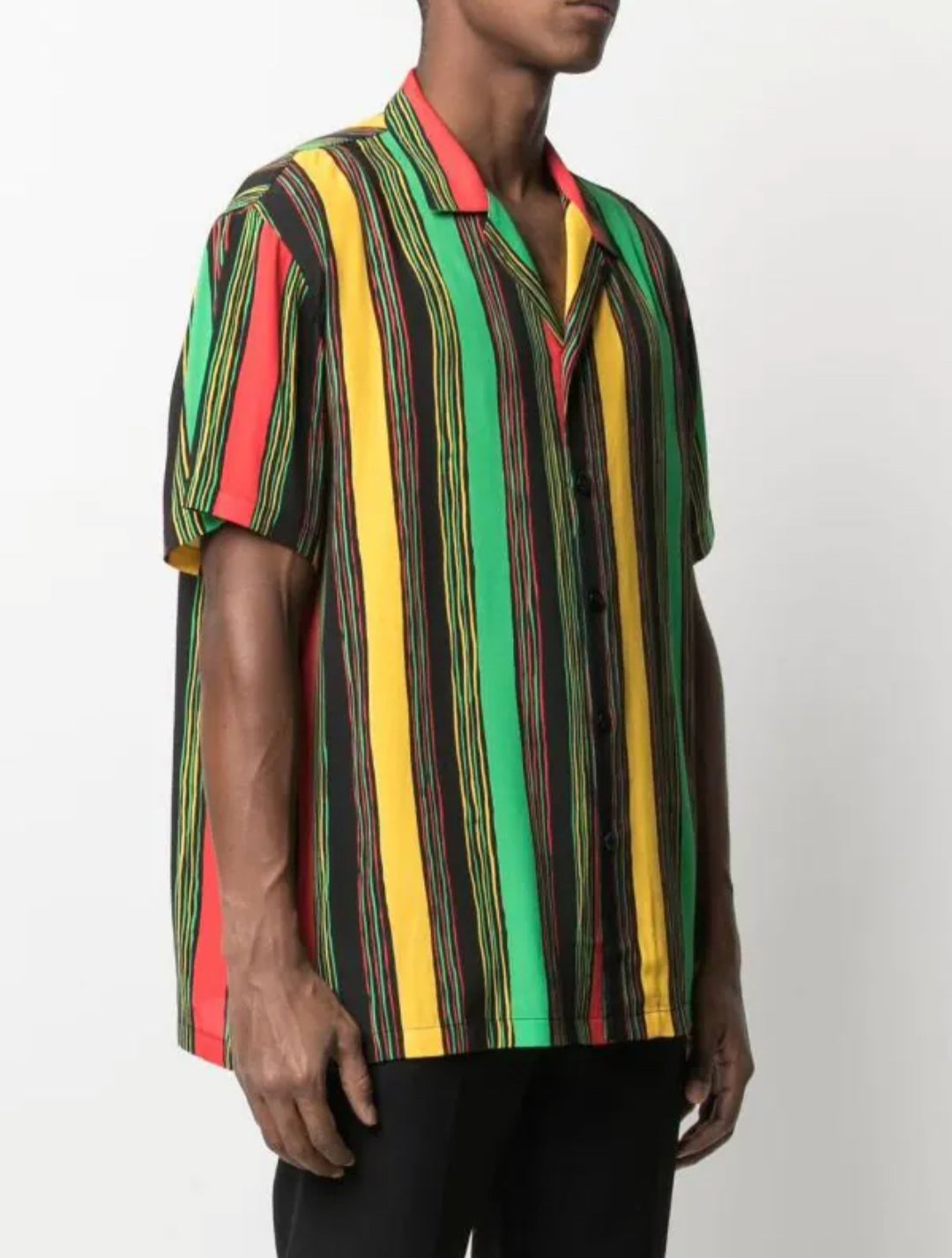 Waxman Brothers - Shirt Hawaiian Stripped Short-Sleeved code 160