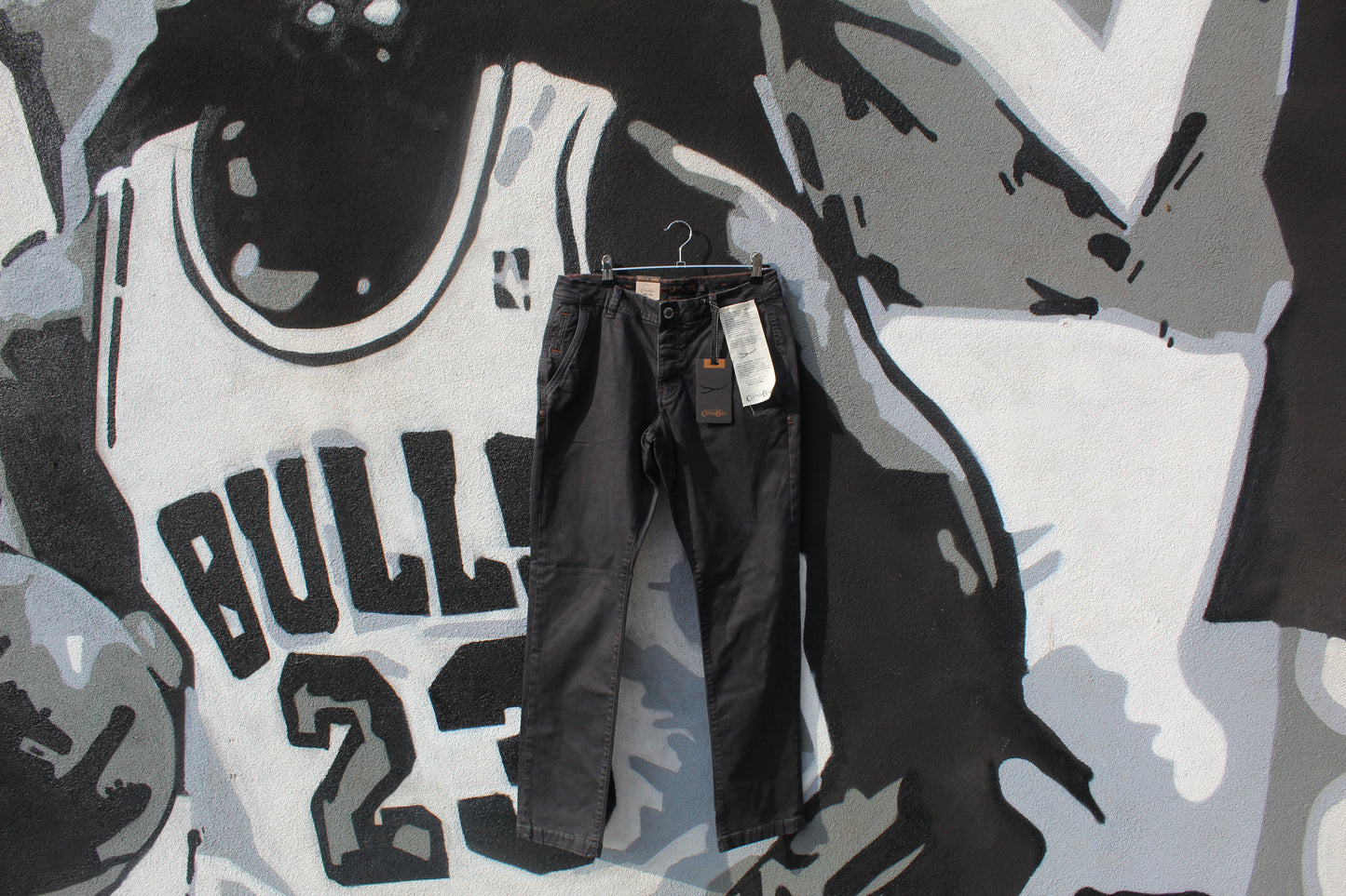 Cotton Belt - Trouser Chino Smith Slim Fit Dark Shadow