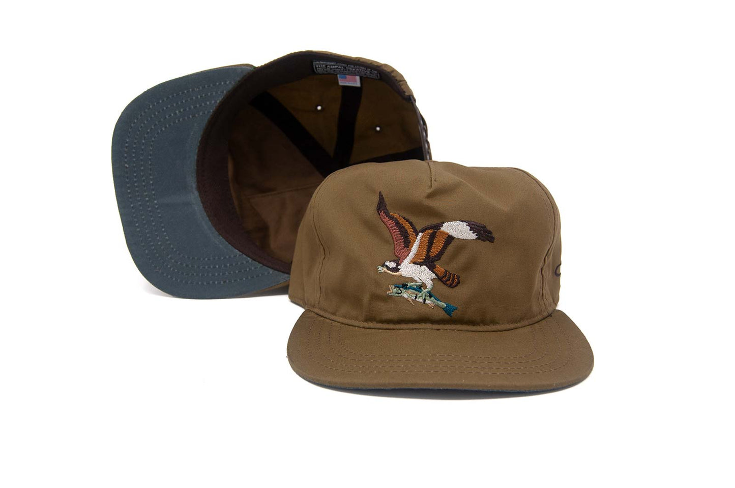 Ampal Creative - Snapback Osprey Wax Olive Brown