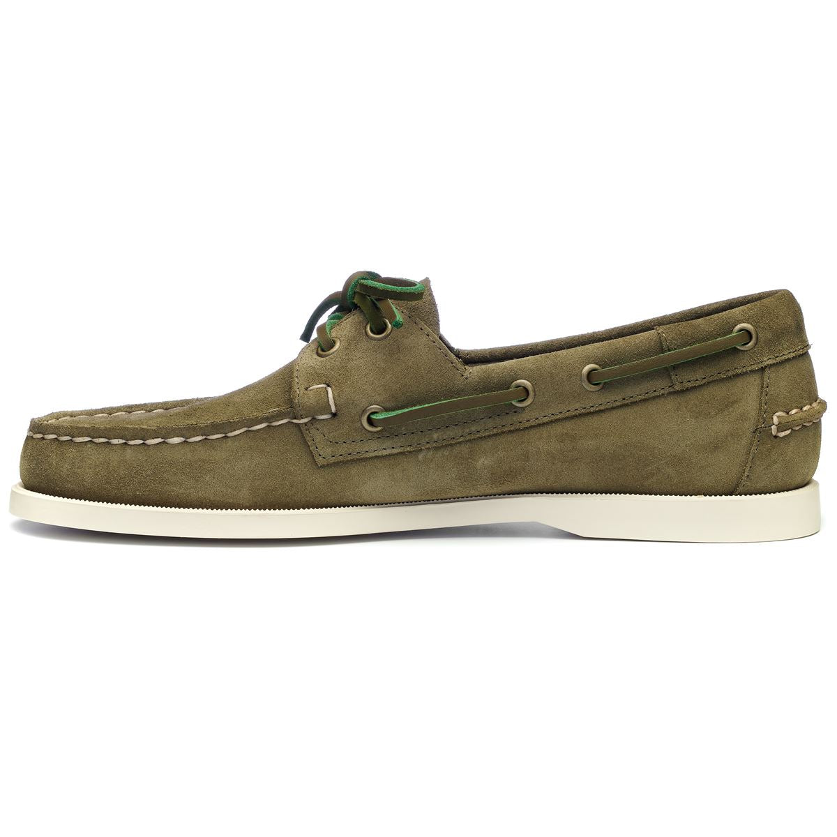 Sebago - Moc Docksides Portland Nubuck Green Military