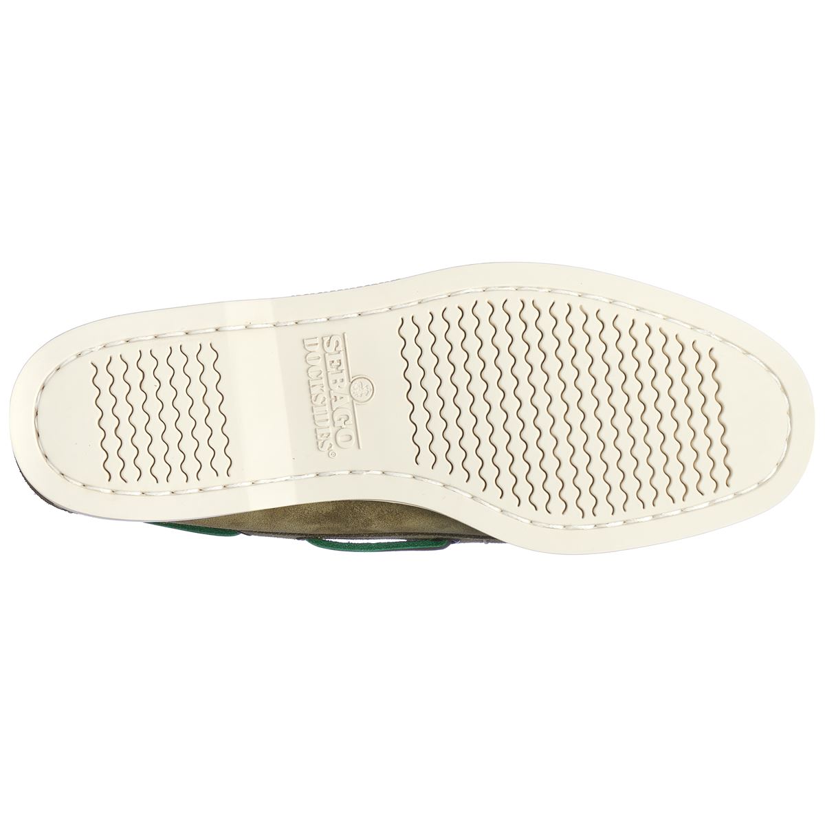 Sebago - Moc Docksides Portland Nubuck Green Military