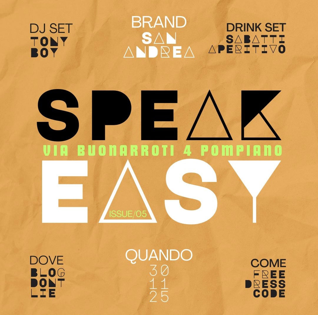 SPEAKEASY ISSUE/05: 30.11.2025