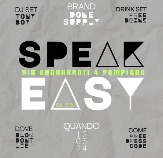 Speakeasy issue/01: 12.05.2024
