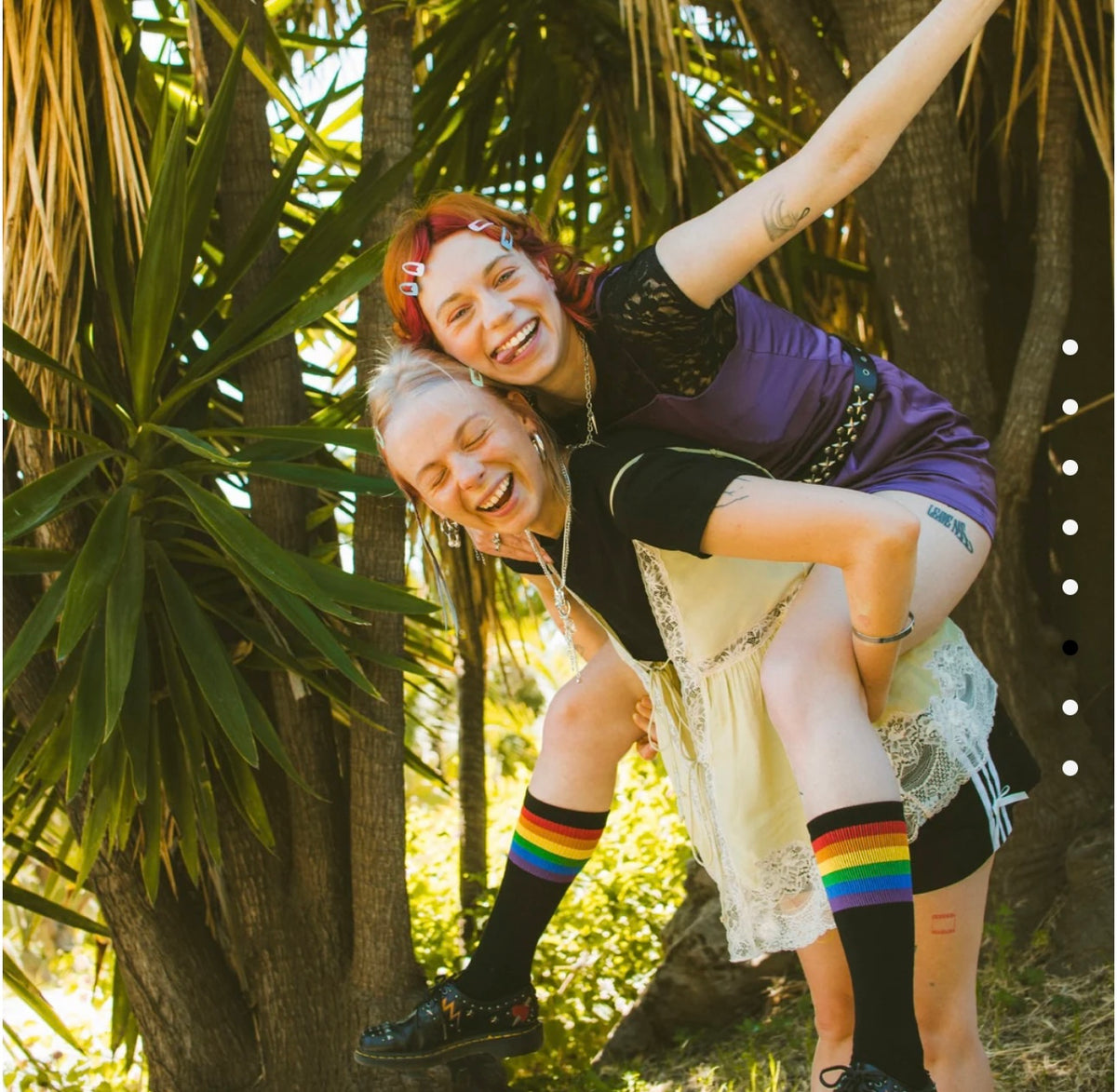 American Socks - Socks Rainbow Pride Black Mid High