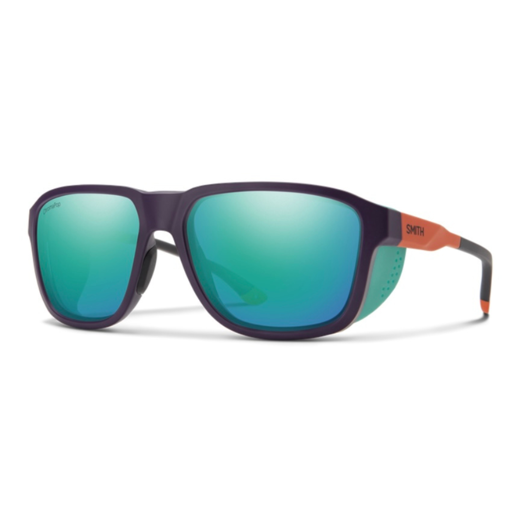Smith Optics - Sunglasses Embark Matte Purple Cinder Hi Viz + ChromaPop Polarized Opal Mirror Lens