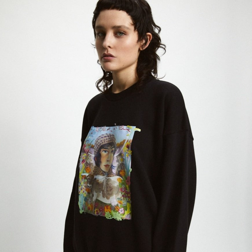 Rita Row - Sweatshirt Wellman Black
