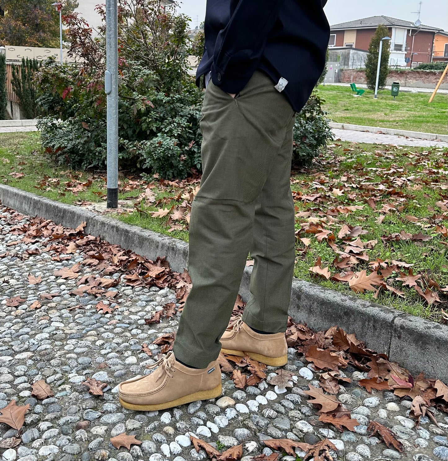 Nine In The Morning - Trouser Kent Chino 3D Olive Green