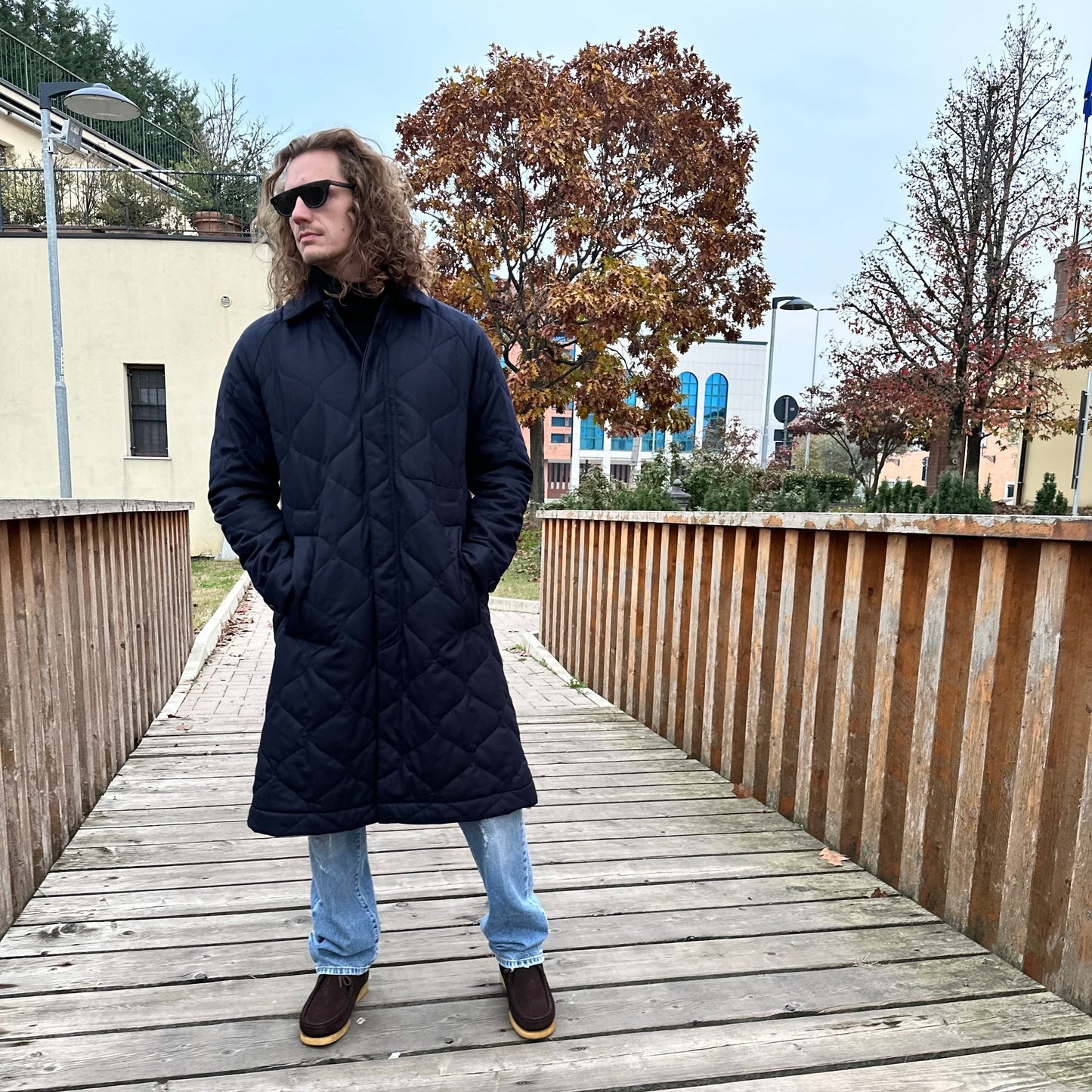 T-Coat - Coat T42 M Flannel Blue