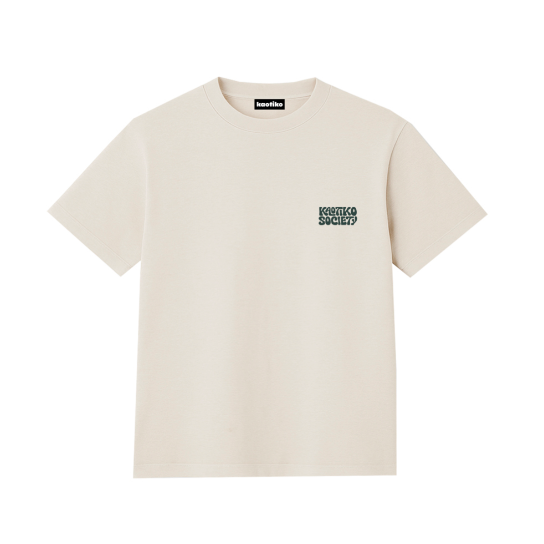 Kaotiko - T-shirt M/C Close Session Organic Cotton Ivory