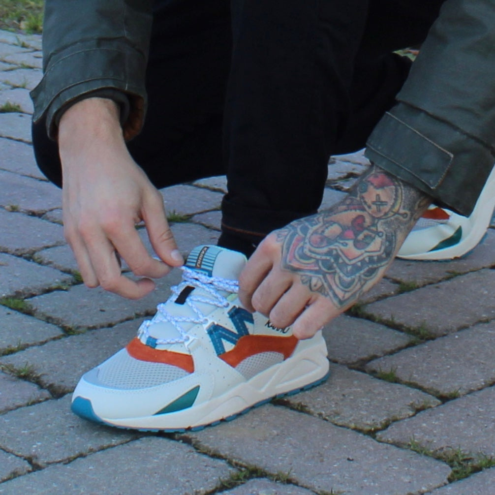 Karhu - Shoe Fusion 2.0 リリーホワイト/バーントオレンジ