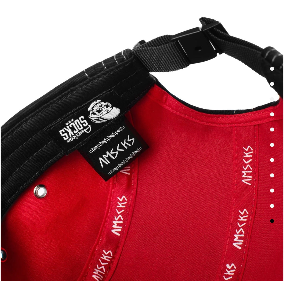 American Socks - Hat Creep Logo Black Red