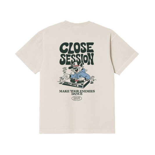 Kaotiko - T-shirt M/C Close Session Organic Cotton Ivory