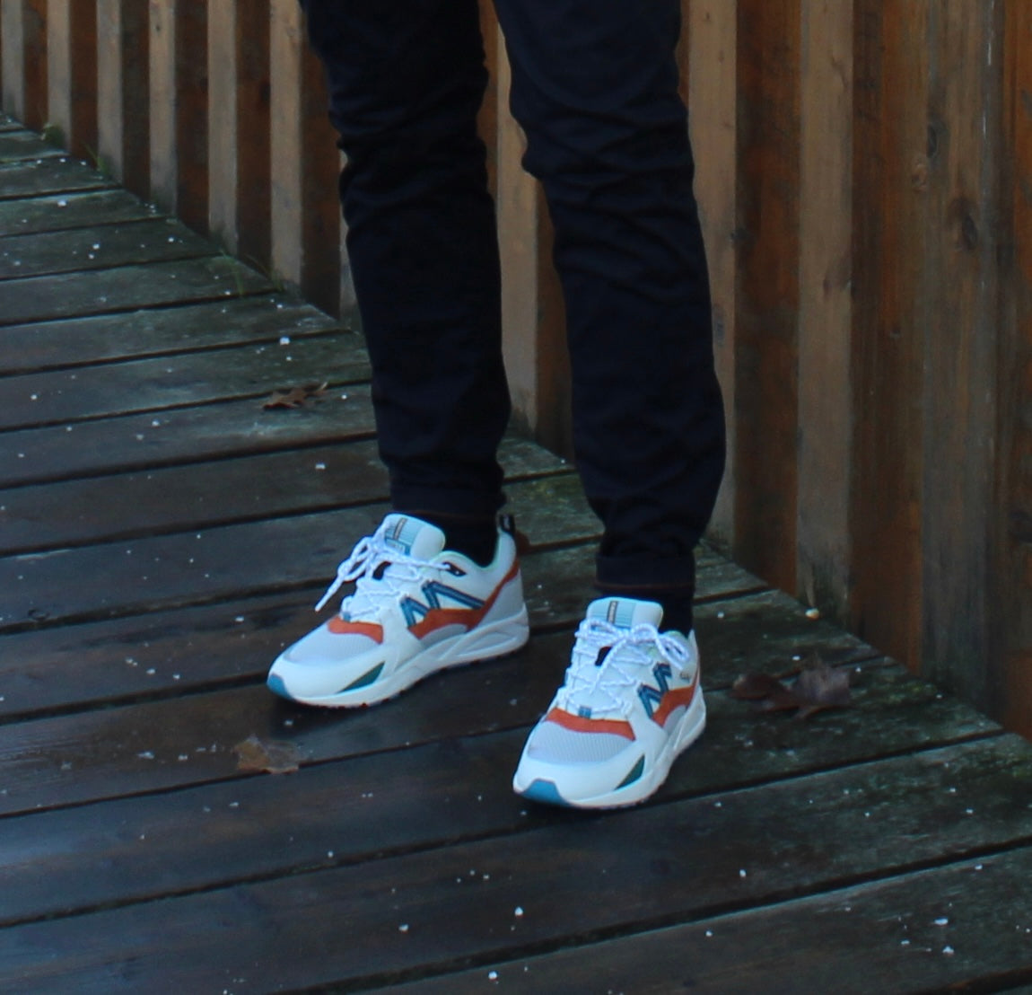 Karhu - Shoe Fusion 2.0 リリーホワイト/バーントオレンジ