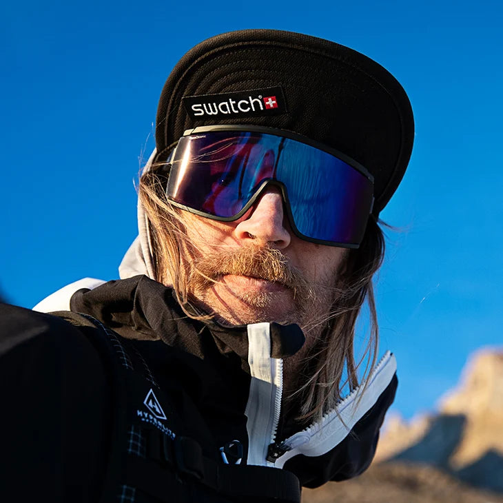 Smith Optics - Sunglasses Pursuit Matte Black + ChromePop Glacier Photochromic Copper Blue Mirror Lens