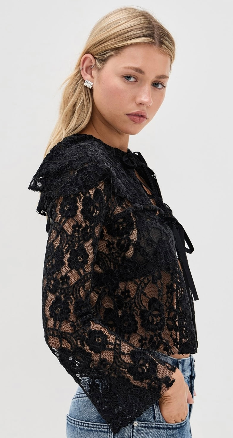 Alohas - Blouse Tolpa Lace Black
