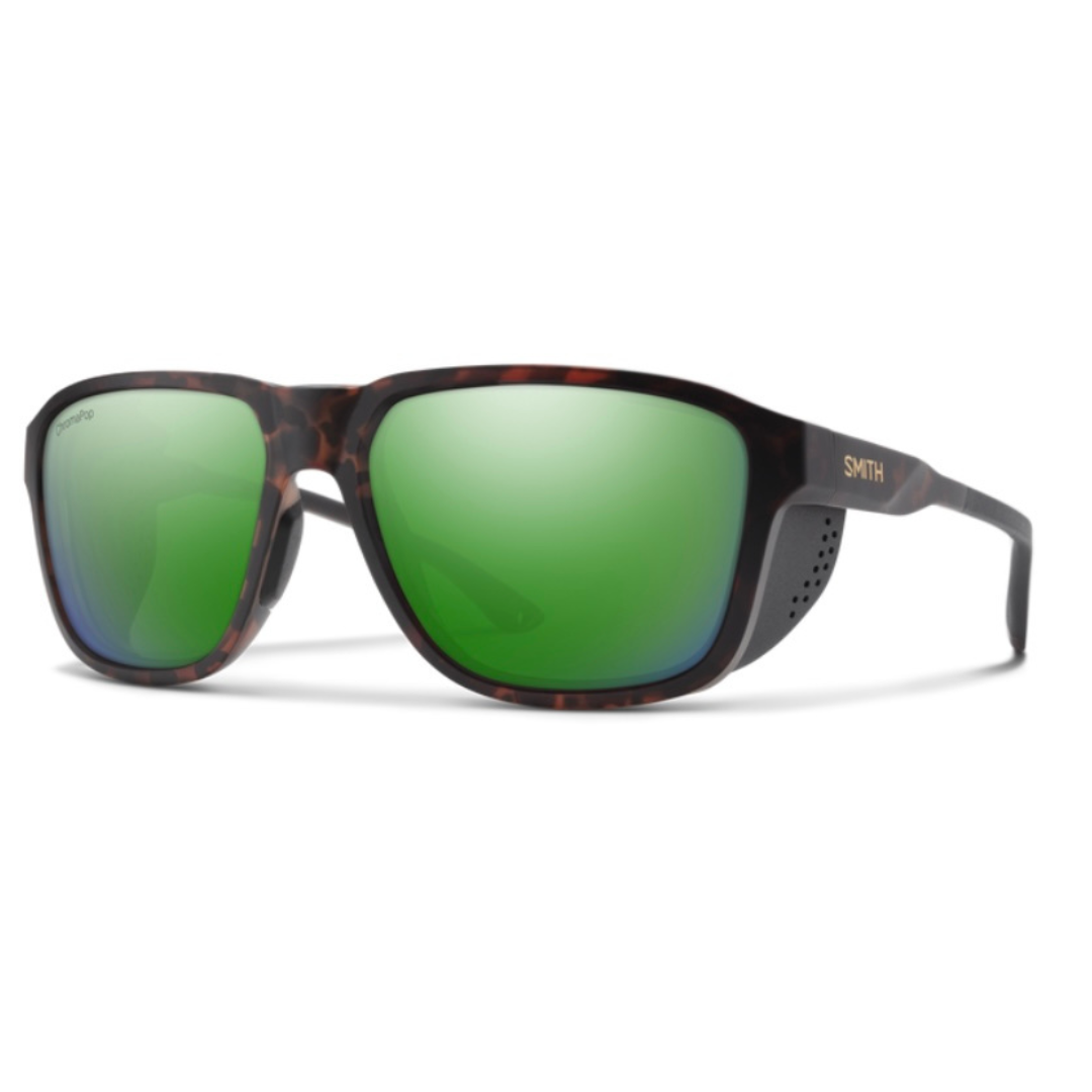 Smith Optics - Sunglasses Embark Matte Tortoise + ChromaPop Polarized Green Green Mirror Lens