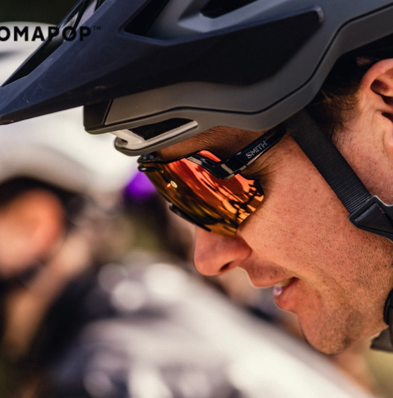 Smith Optics - Sunglasses Momentum Black + ChromaPop Red Mirror Lens