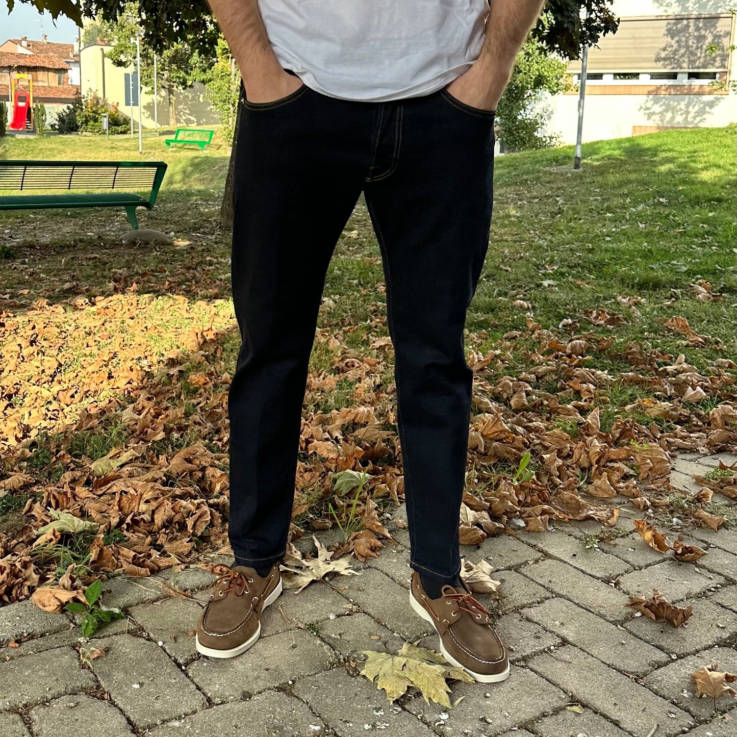 Nine In The Morning - Jeans Rock 5 Pocket Skinny Navy