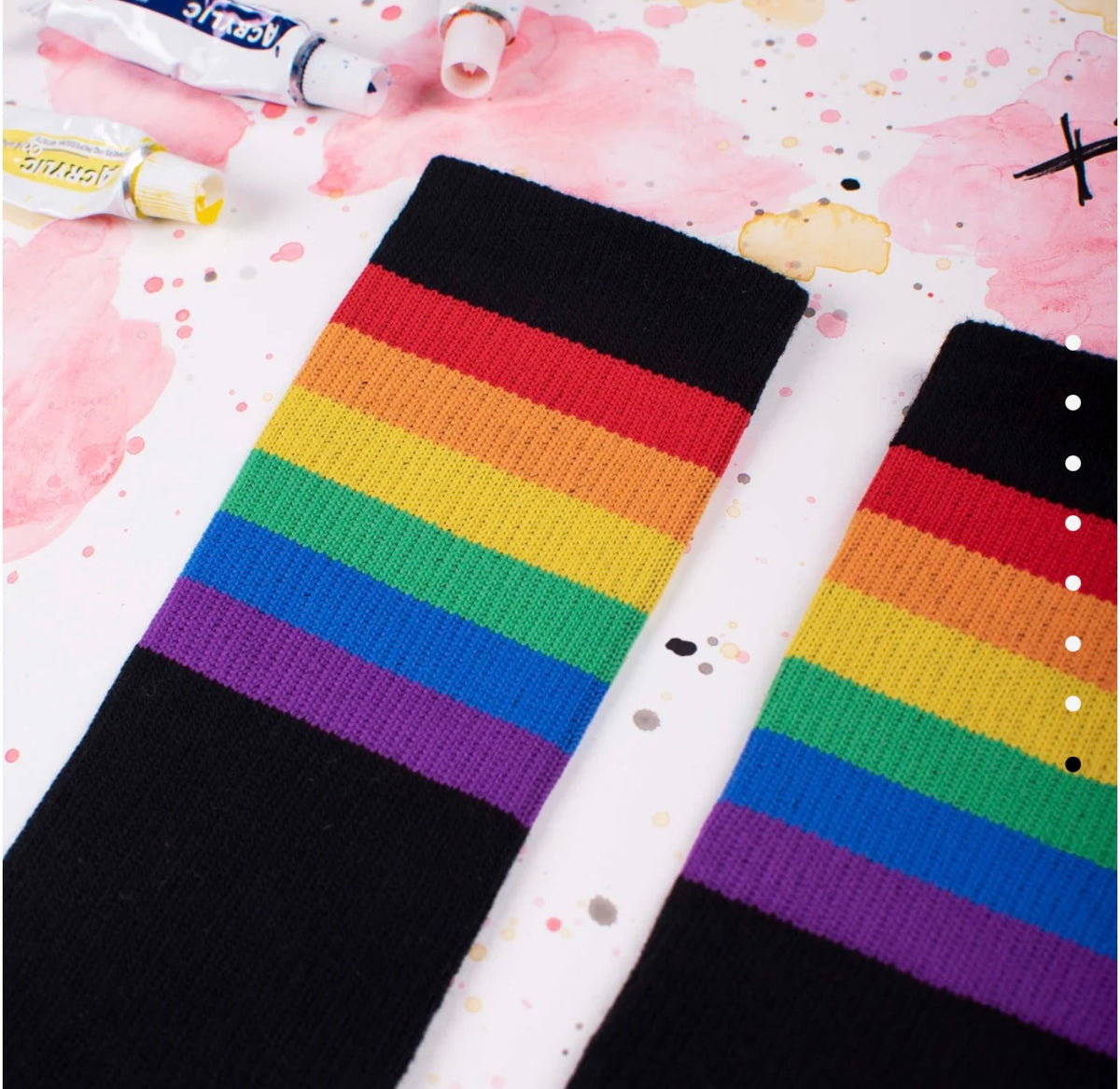 American Socks - Socks Rainbow Pride Black Mid High
