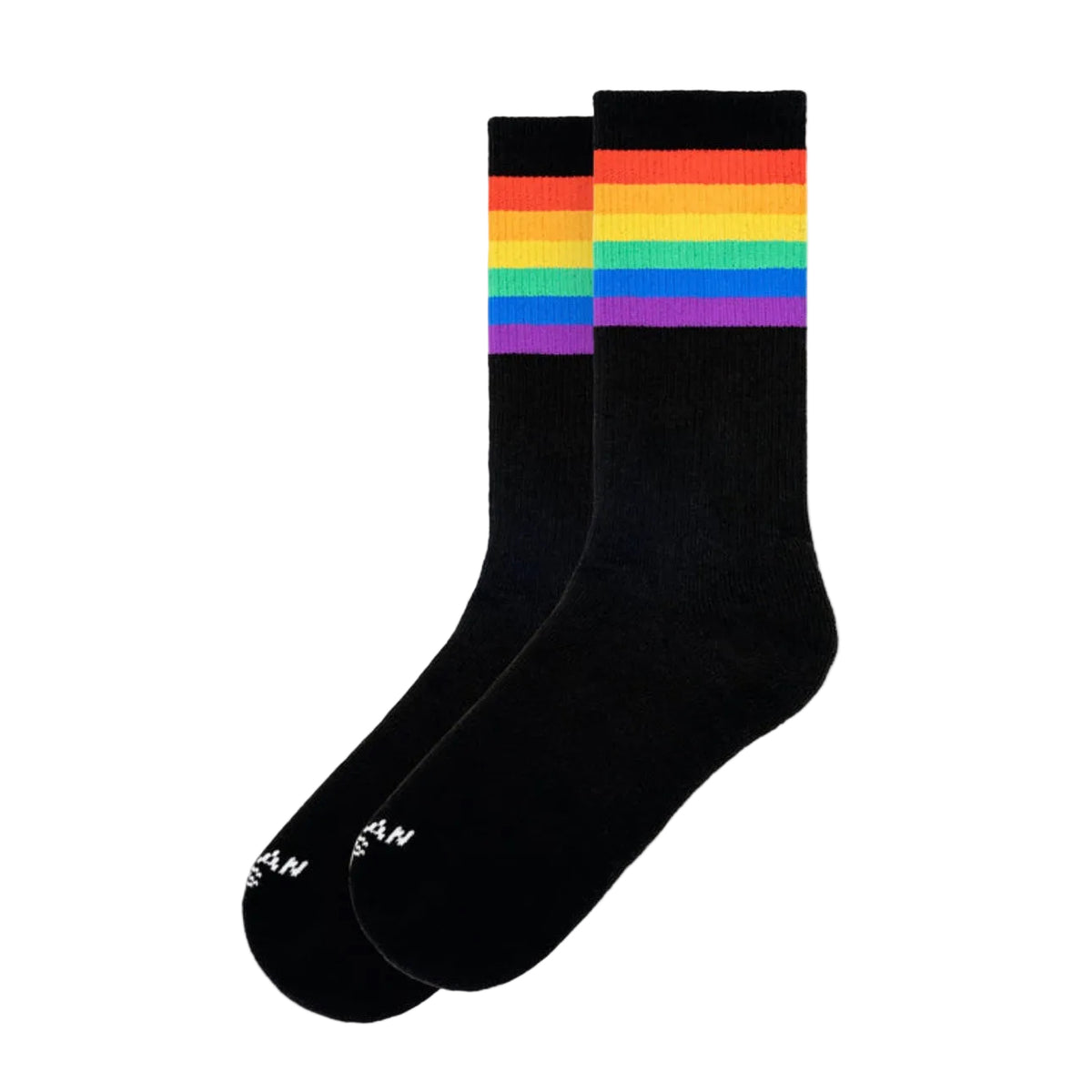 American Socks - Socks Rainbow Pride Black Mid High