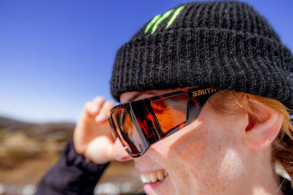 Smith Optics - Sunglasses Monroe Peak Matte Black ChromePop Polarized Gray Green