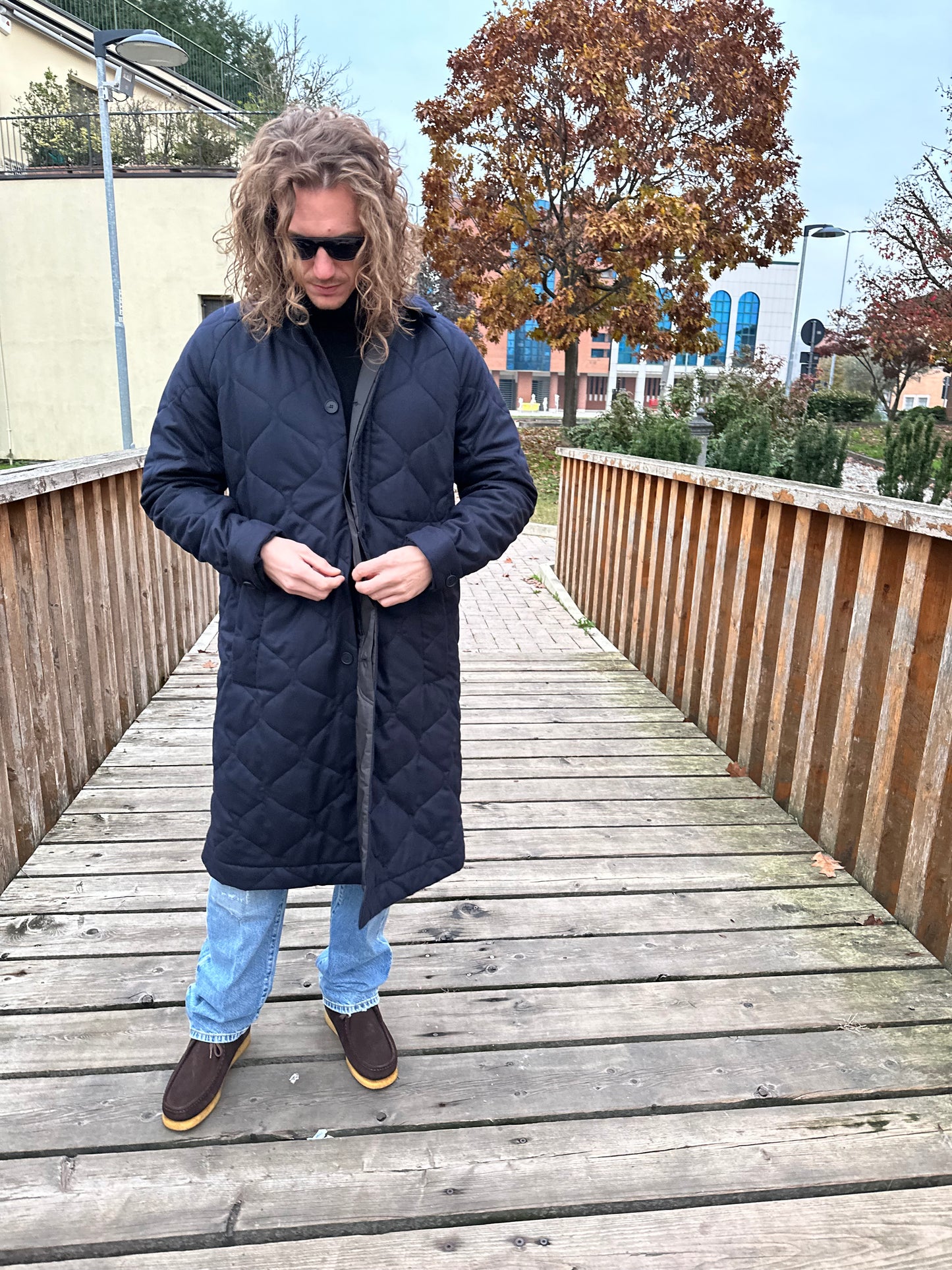 T-Coat - Coat T42 M Flannel Blue