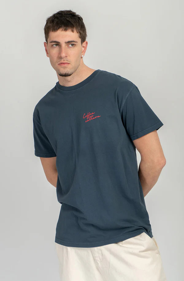 Kaotiko - T-shirt Coffee Time Navy