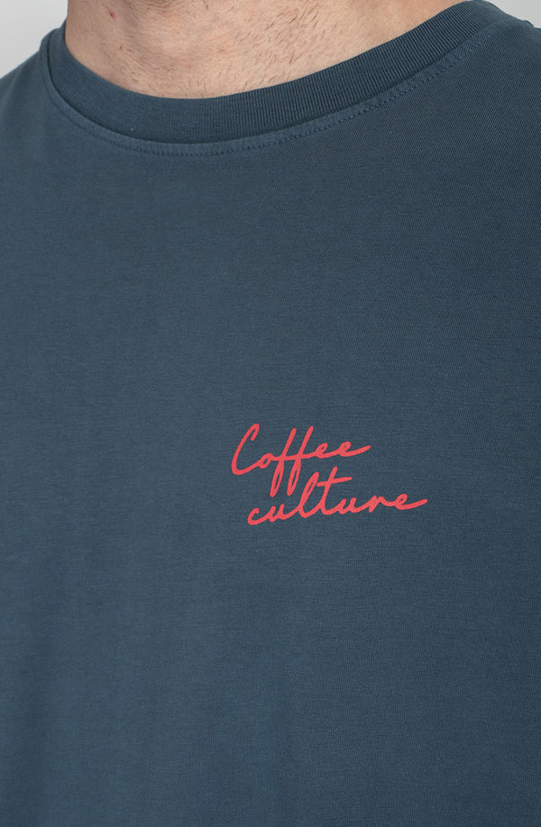 Kaotiko - T-shirt Coffee Time Navy