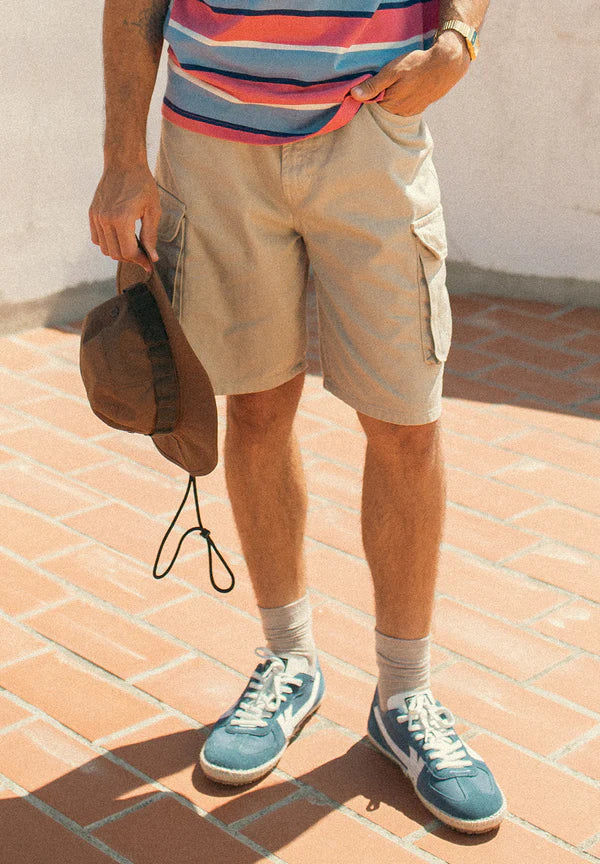 Kaotiko - Shorts Cargo Denim Stone
