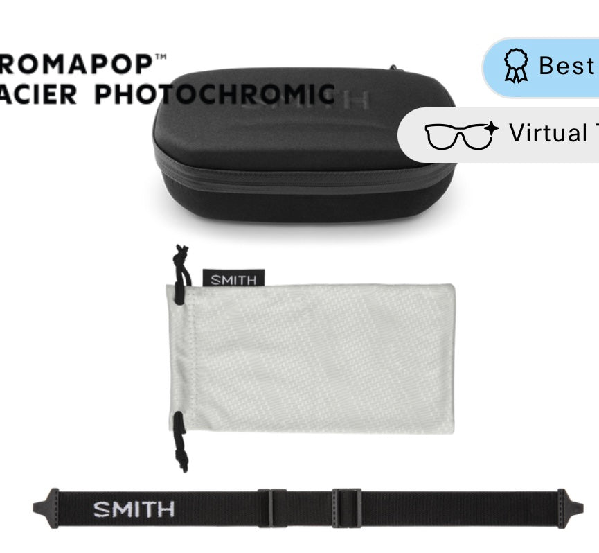 Smith Optics - Sunglasses Venture Matte Black + ChromePop Glacier Photochromic Copper Mirror Lens