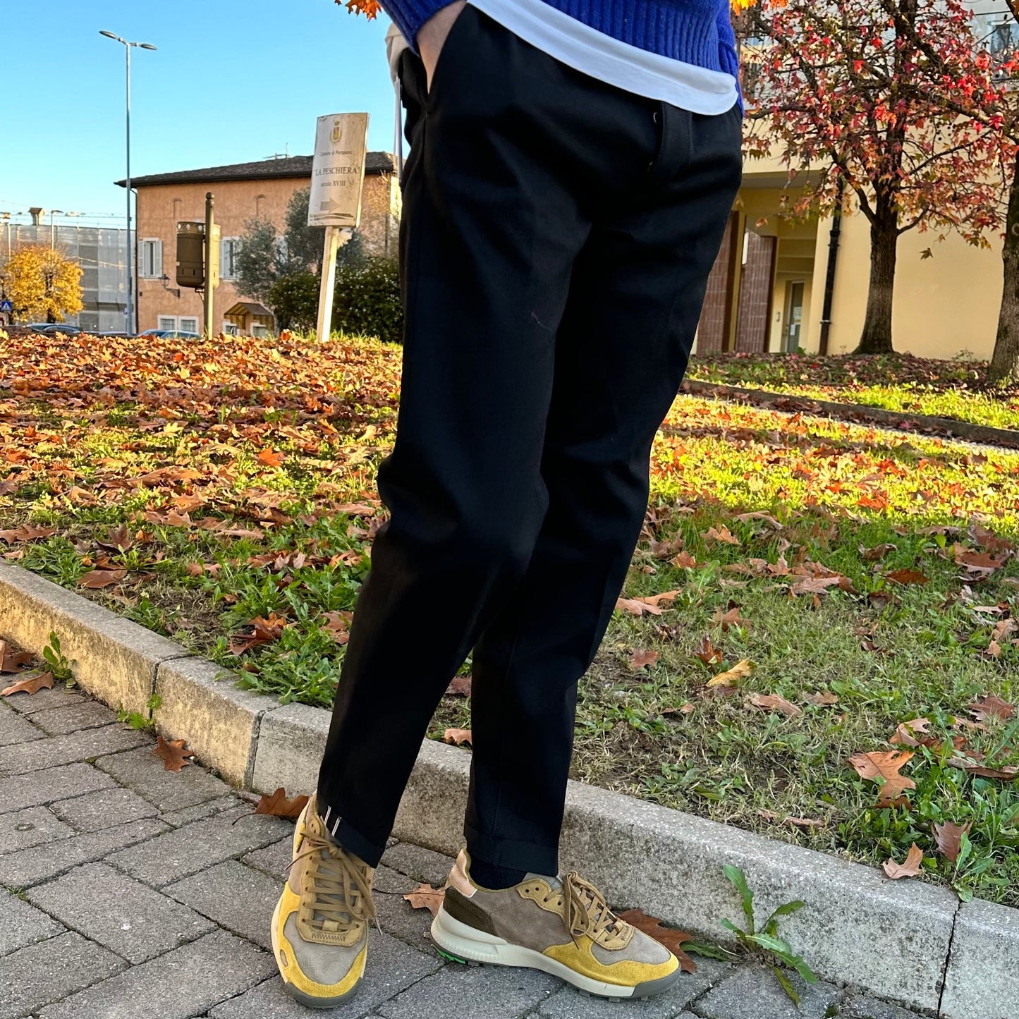 Nine In The Morning - Jeans Tim Chino Raw Black